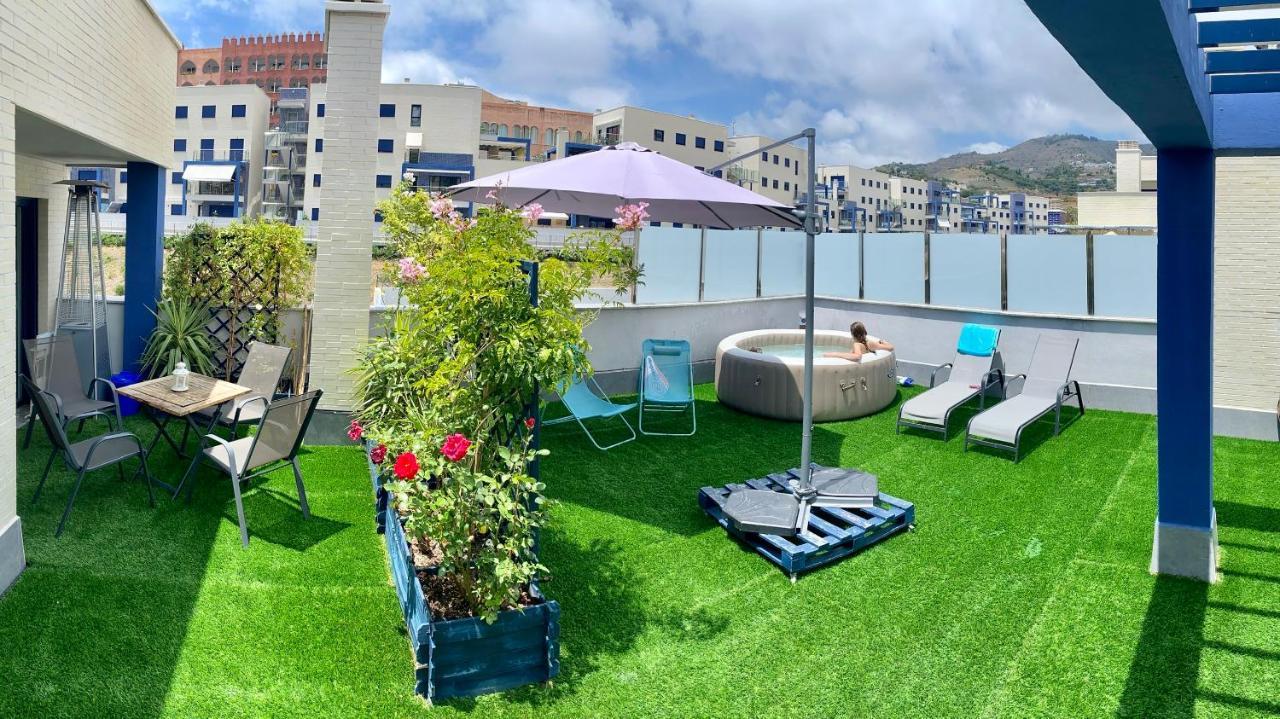 Atico 90M De Terraza, Jacuzzi Privado Y Cargador De Coche Electrico En Cabria, Almuñécar Exterior foto